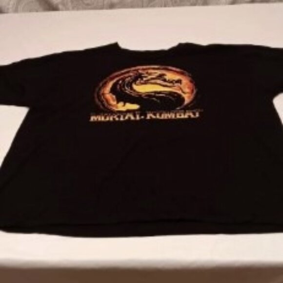 Mortal Kombat Shirt Mens XL Graphic Shortsleeve Tee w/ Very Cool Dragon Graphic - Picture 1 of 9